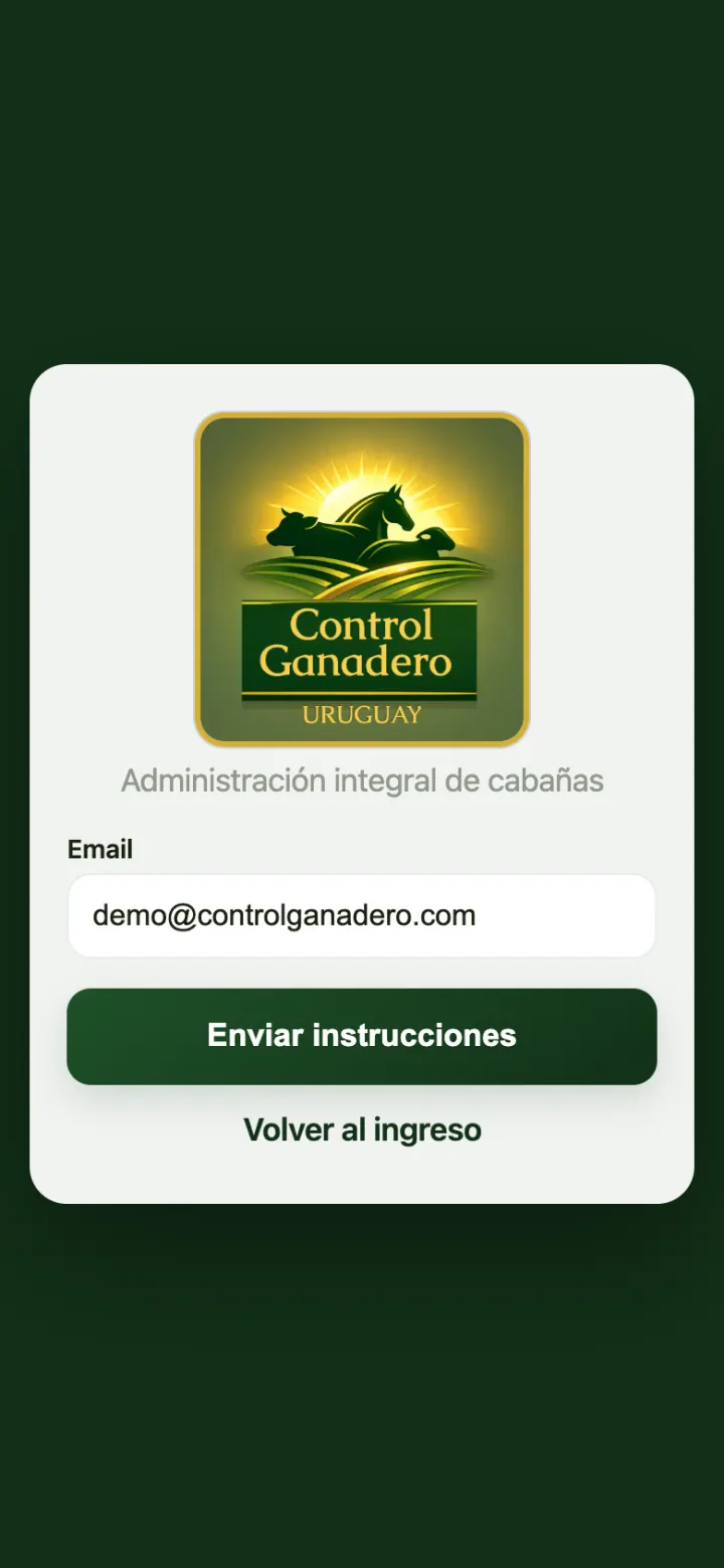 Recuperar la contraseña.