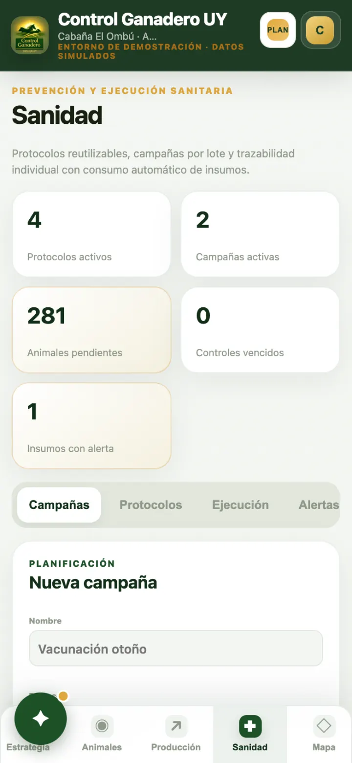 Sanidad.